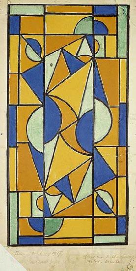 Theo van Doesburg Color design for Dance II. Norge oil painting art